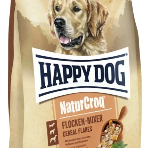 Wochenendangebot Sparpaket 2 x 1,5 kg Happy Dog NaturCroq Flocken-Mixer Hunde Nahrungsergänzung
